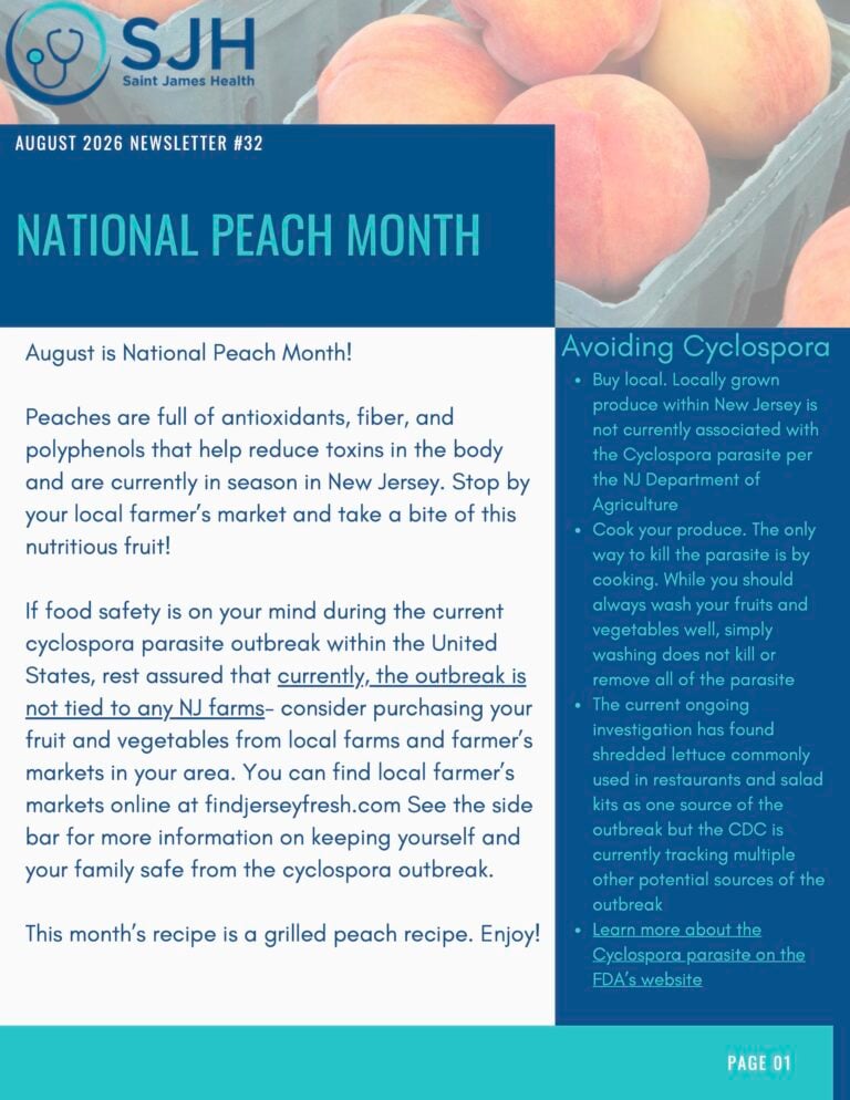August 2026 Nutrition Newsletter